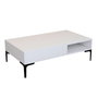 Hanah Home Istanbul Mesa de Centro Blanca